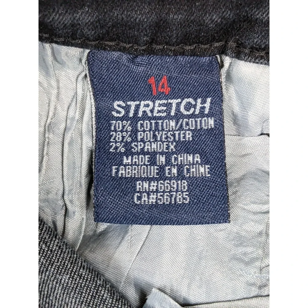 Phat Farm Youth Shorts Size 14 Black Stretch Denim Size 14 Kids Boys